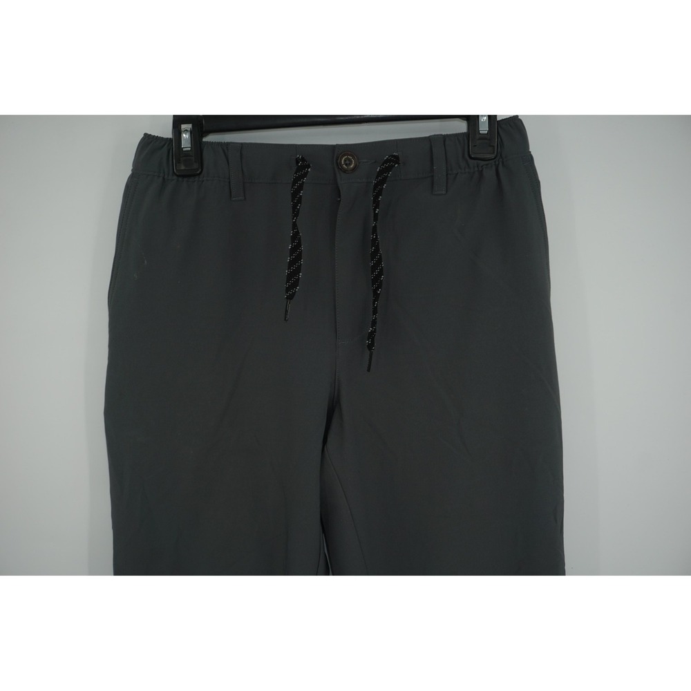 Chubbies Chino Pants Gray Stretch Elastic‎ Waist Travel Mens Small 30x32